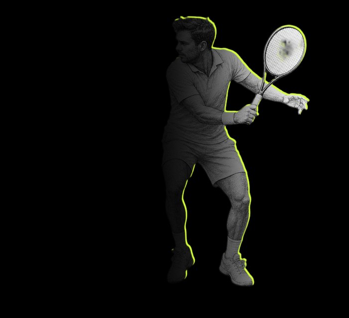 Wawrinka's one-hander, instant 1 of 8