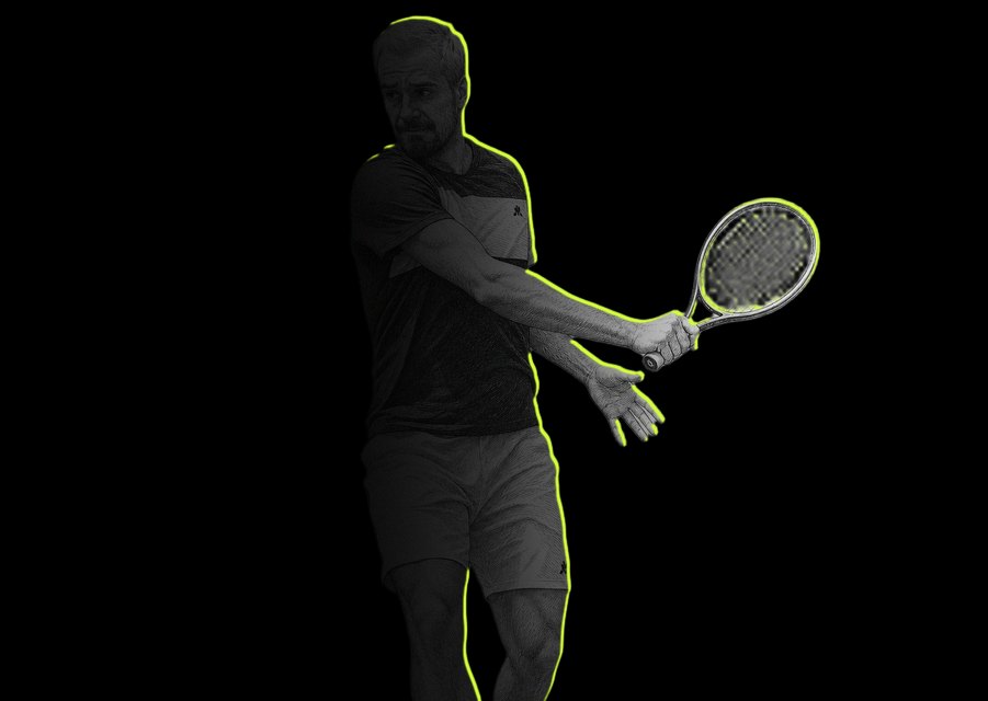 Gasquet's one-hander, instant 1 of 8